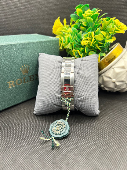 Rolex Daytona rainbow in sliver strap